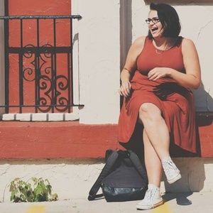 Burnt Orange Swing Tank Dress Forever 21